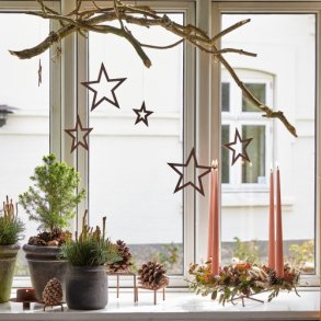 Stjerne Vega, rustik rust ( 15 cm)