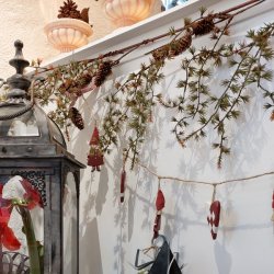 Gurilande med kogler (150 cm)