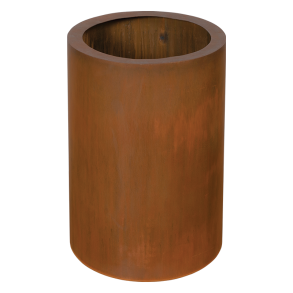 Cortenstl, hj cylinder krukke ( 30 cm)