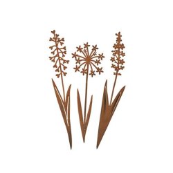 Blomsterstick, rust 20 cm (3 stk.)