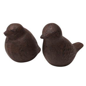 Smfugle i stbejern (2 stk.)