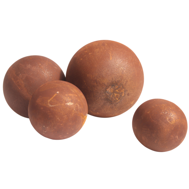 Dekorationskugle i rust ( 20 cm)
