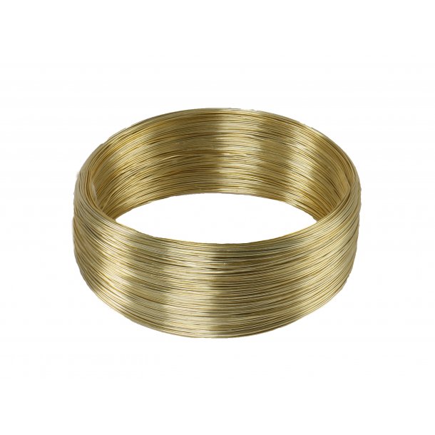 Bonzaitråd, guld 1 mm (500g)